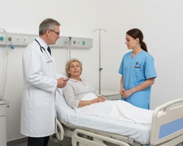 Zweibettzimmer mit Chefarzt-Behandlung